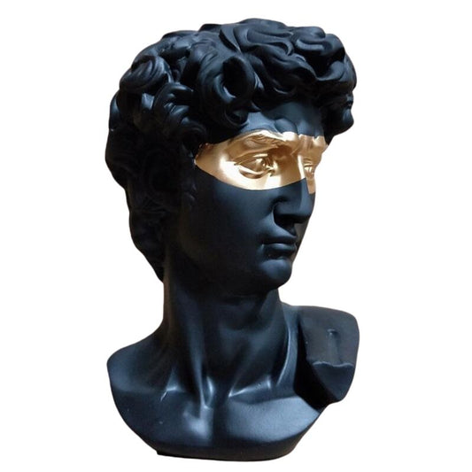 statue-grecque-decoration-noir
