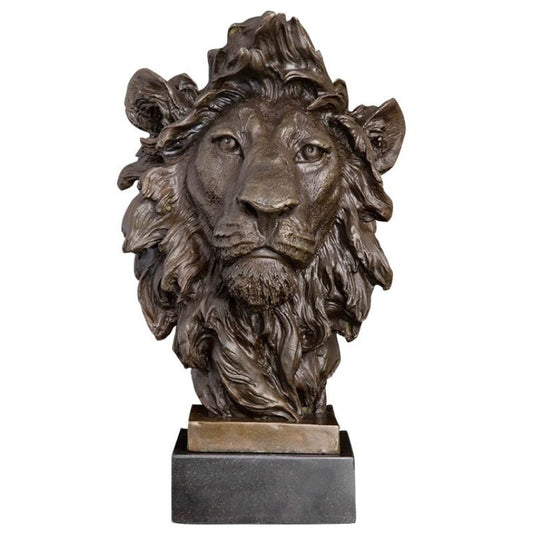 statue-lion-decoration-bronze