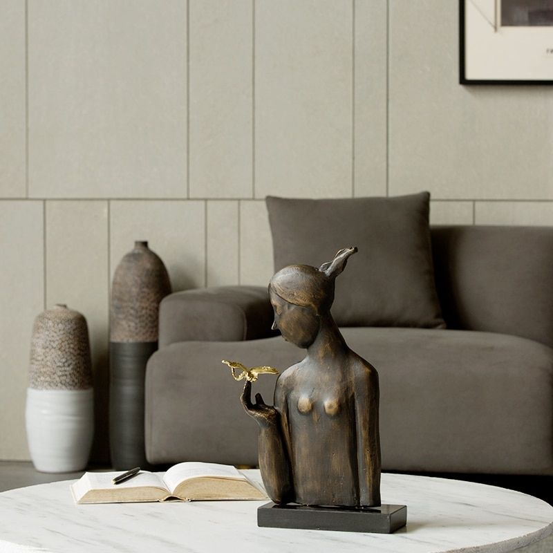 Statue en Marbre Africaine — Édition Prestige