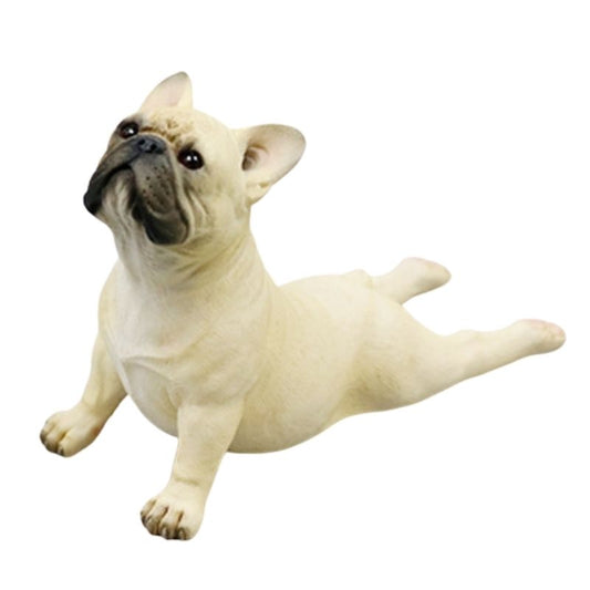 statue-bouledogue-allonge-blanc