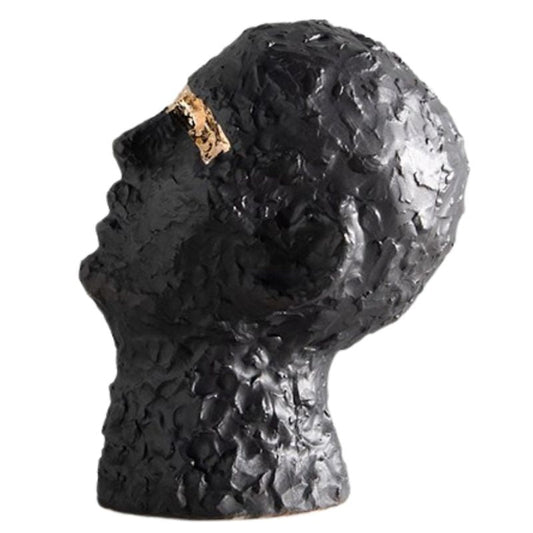 statue-homme-tete-noire