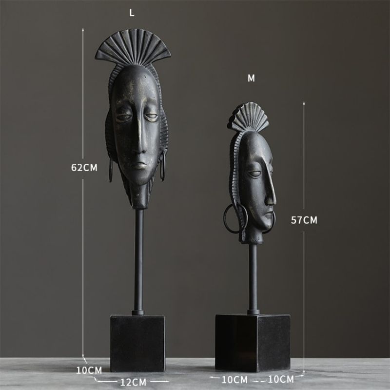 Statue Africaine en Marbre Édition Prestige