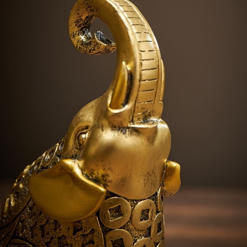 Statue Éléphant — Trompe en Haut