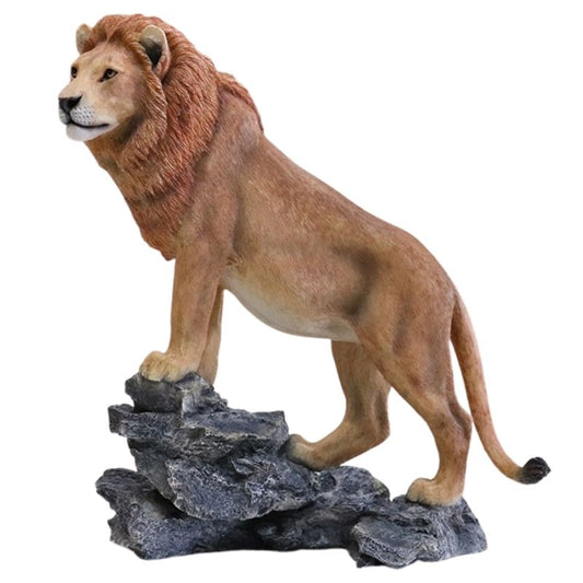 statue-lion-resine-naturelle