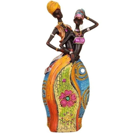 statue-africaine-coloree