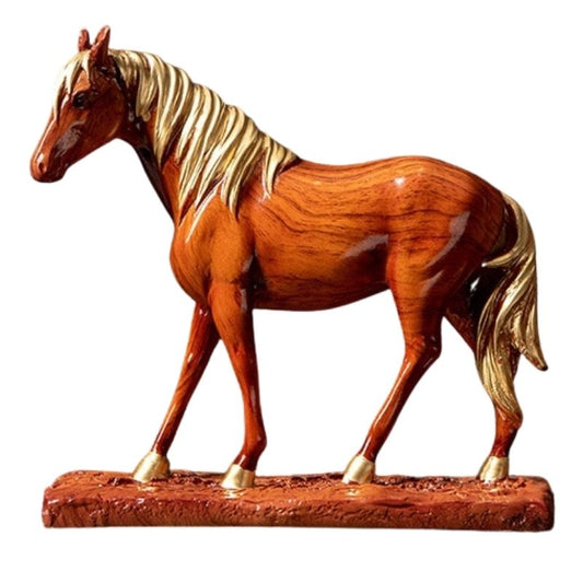 statue-cheval-en-bois