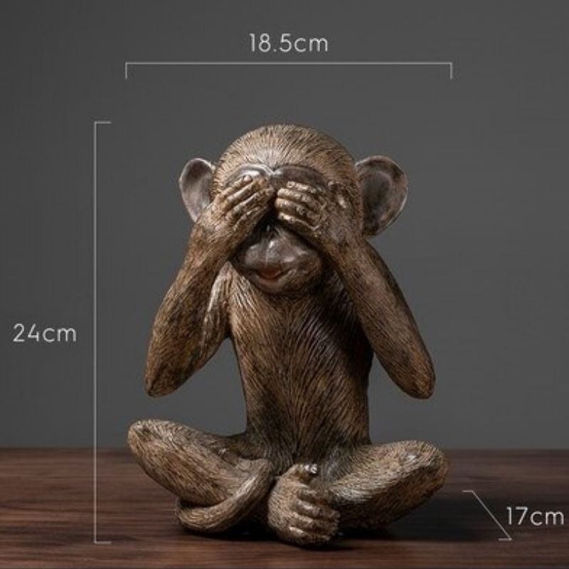 Statue des Trois Singes Aveugles