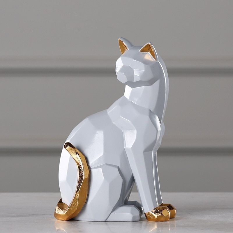 Statue Chat Origami — Signature