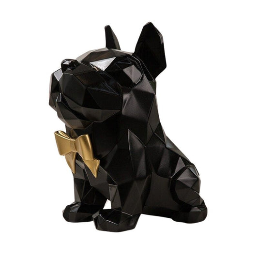 statue-bouledogue-francais-noir