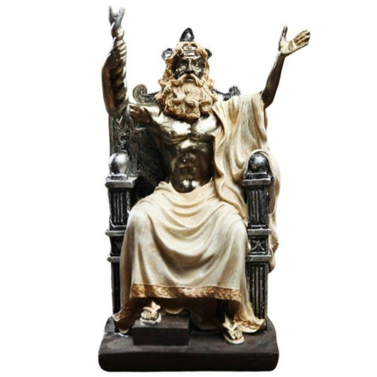 statue-grecque-zeus-bras-leves