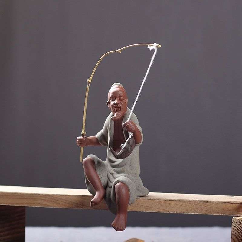 Statue du Pêcheur Japonais — Collection Signature