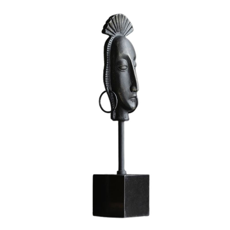 Statue Femme Africaine en Marbre – Édition Prestige