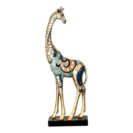 statue-africaine-girafe-en-resine