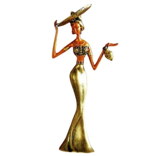 statue-femme-africaine-chapeau