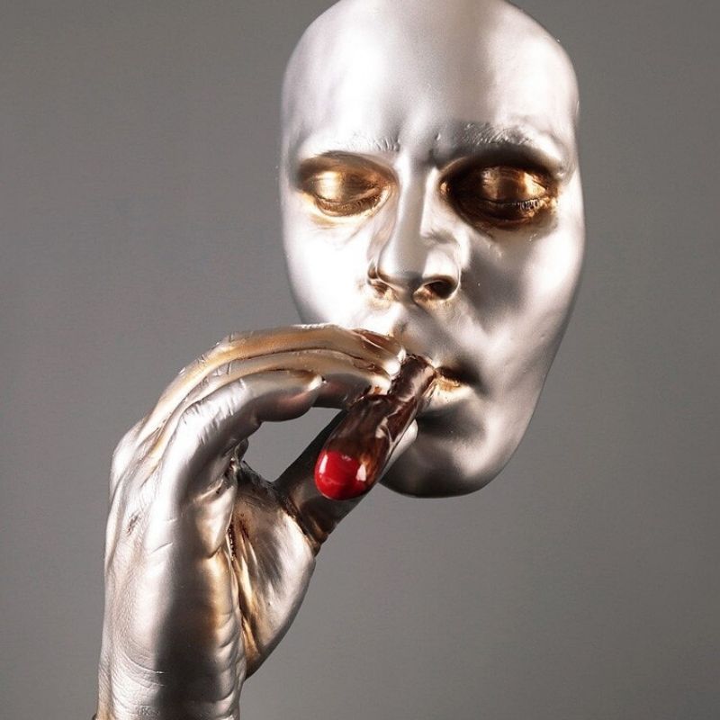Statue Homme au Cigare — Édition Premium