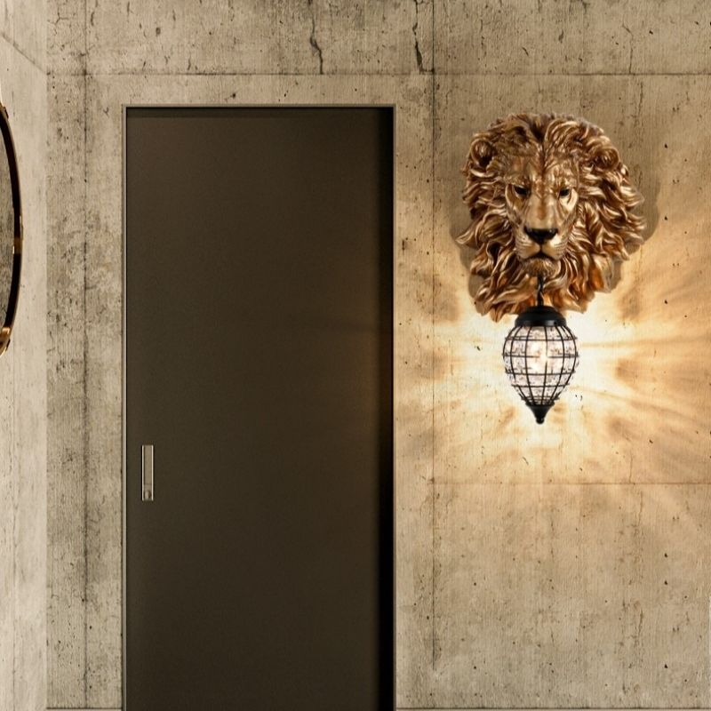 LuxLion Statue Déco Lampe