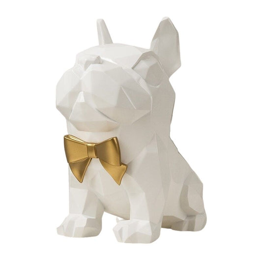statue-bouledogue-francais-blanc
