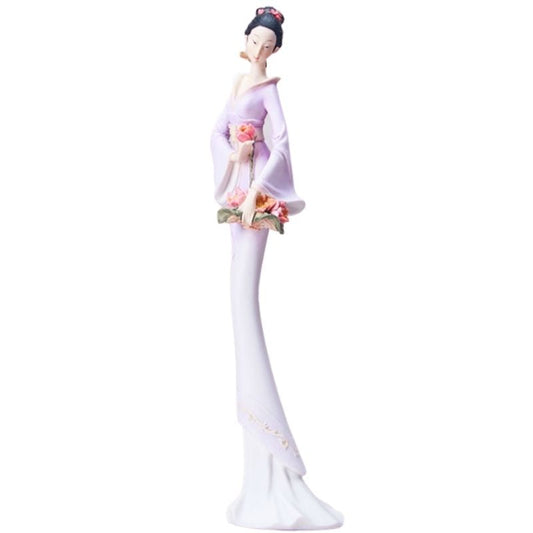statue-japonaise-geisha-blanc