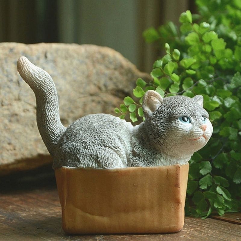 Statue de Chat en Carton - Édition Signature