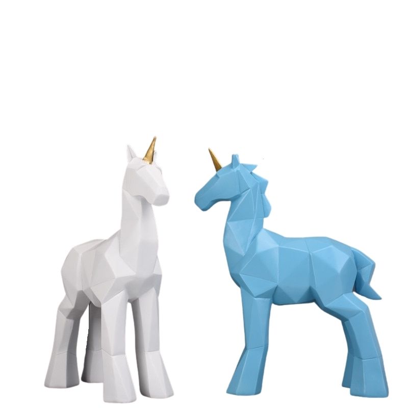 Statue Origami Licorne - Édition Signature
