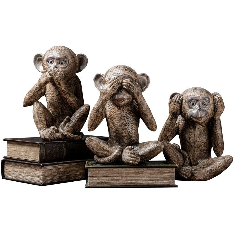 Statue des Trois Singes Aveugles