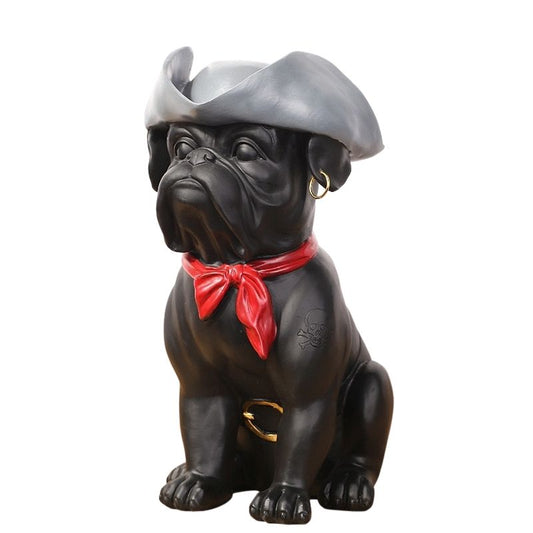bouledogue-statue-pirate