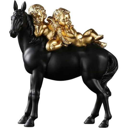 statue-cheval-ange