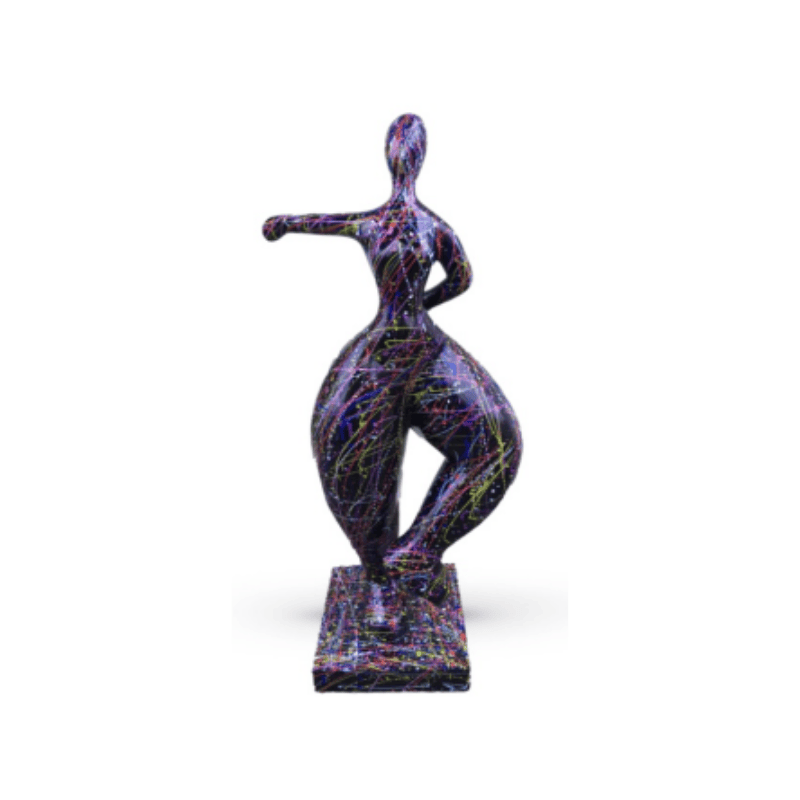 statue-femme-ronde-en-resine-art