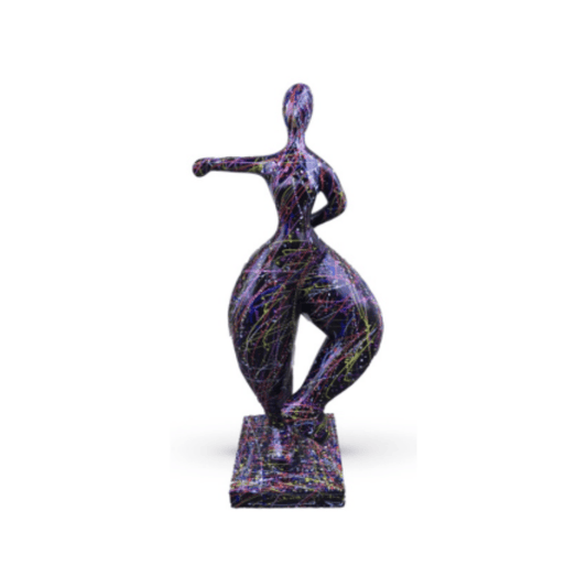 statue-femme-ronde-en-resine-art