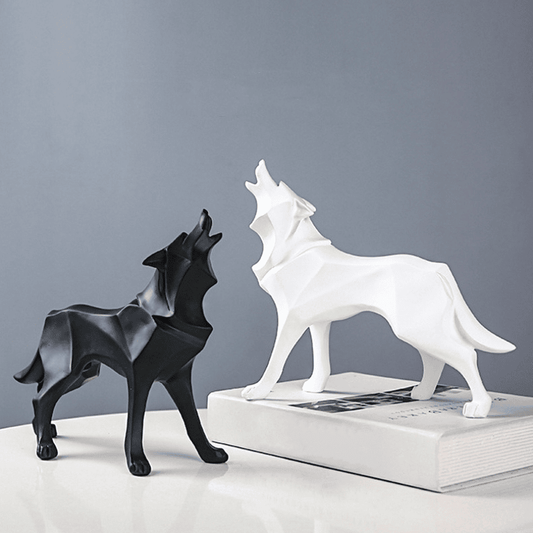 statue-origami-loup-solitaire