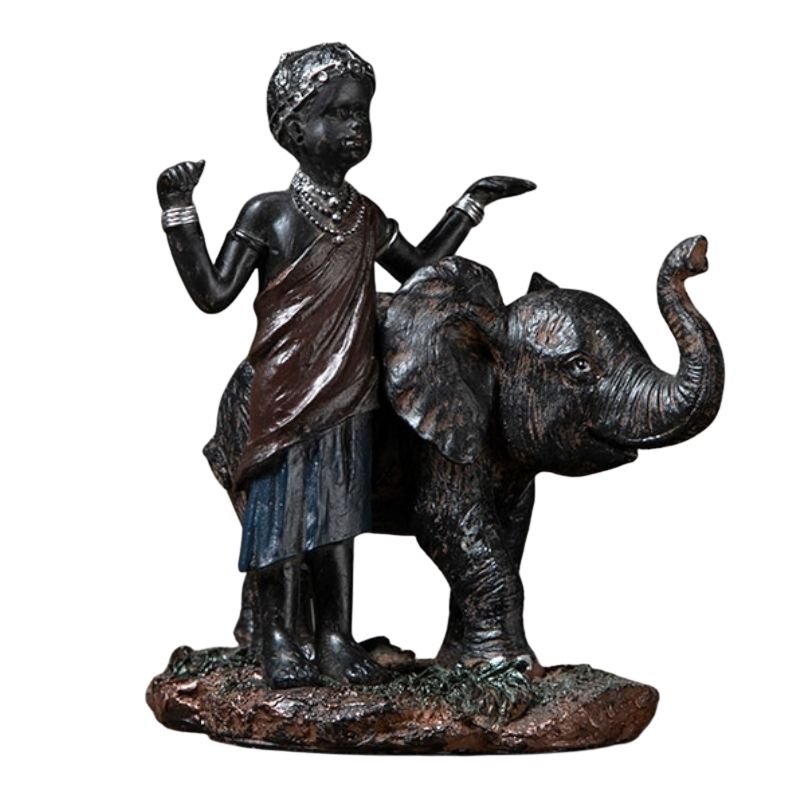 statue-elephant-enfant-debout