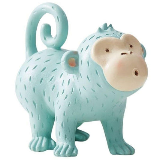 statue-singe-bleu