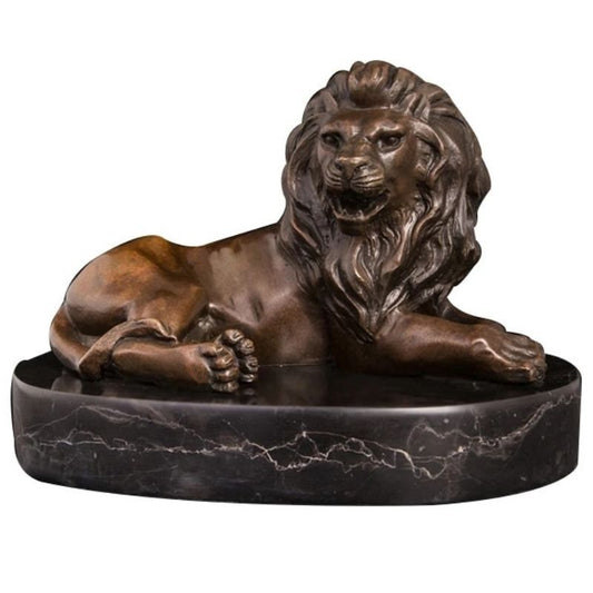 statue-de-lion-en-bronze