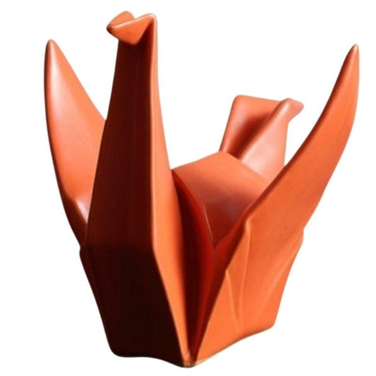 statue-origami-cocotte-orange