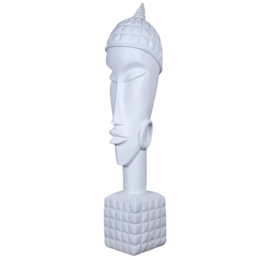 statue-art-africain-blanc