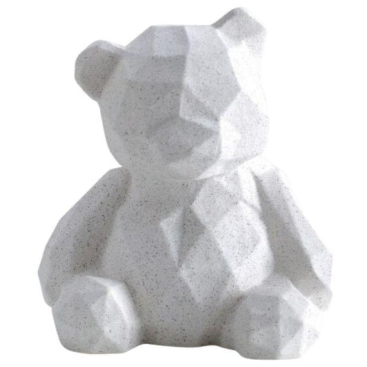 statue-origami-nounours-blanc