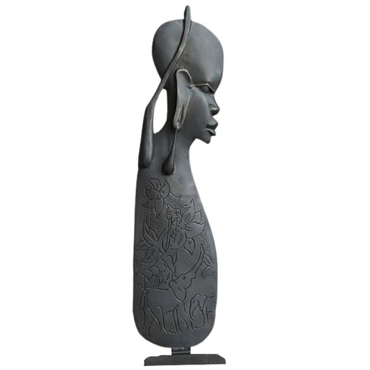 statue-africaine-moderne-noire