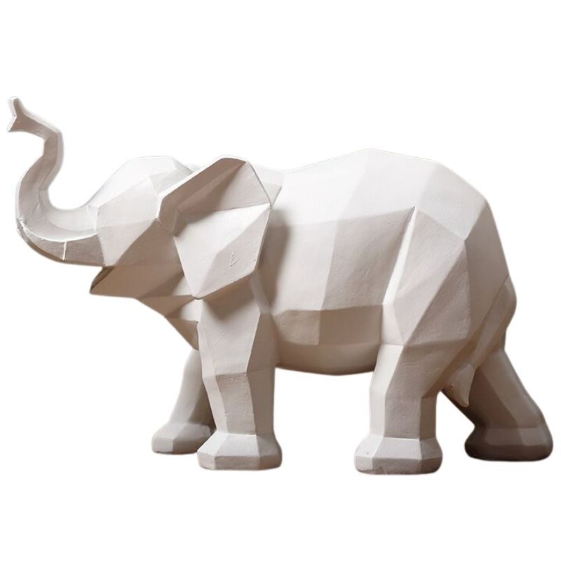 statue-elephant-blanc-origami