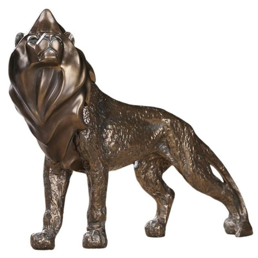 statue-de-lion-en-cuivre
