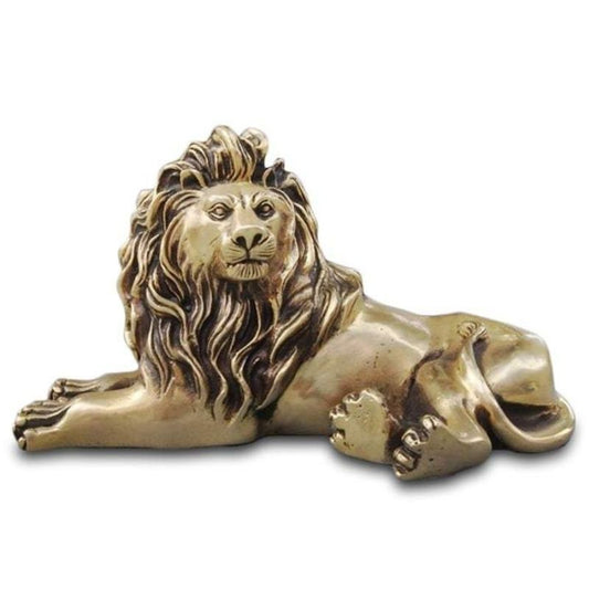 statue-lion-couche