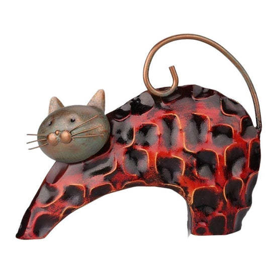 statue-chat-en-fer-forge