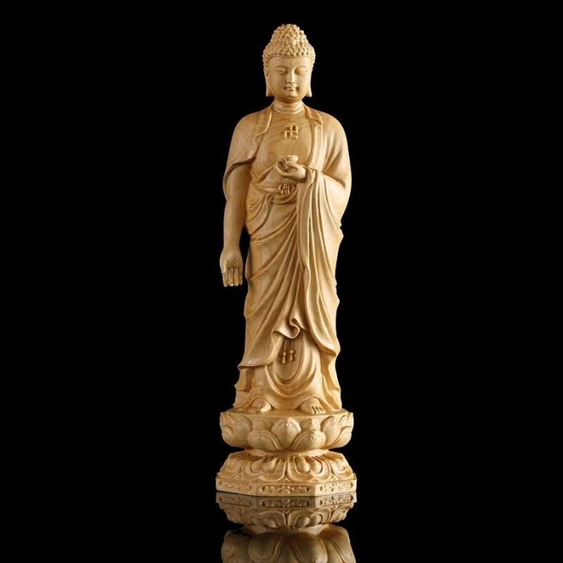 Statue Bouddha Sage Debout – Édition Prestige