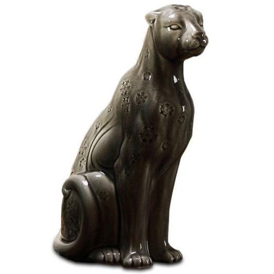 statue-panthere-porcelaine