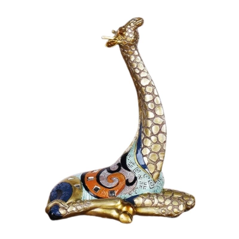 statue-africaine-girafon