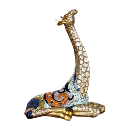 statue-africaine-girafon