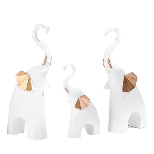 statue-elephant-design-blanc