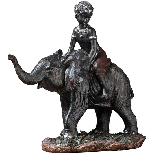 statue-elephant-avec-enfant