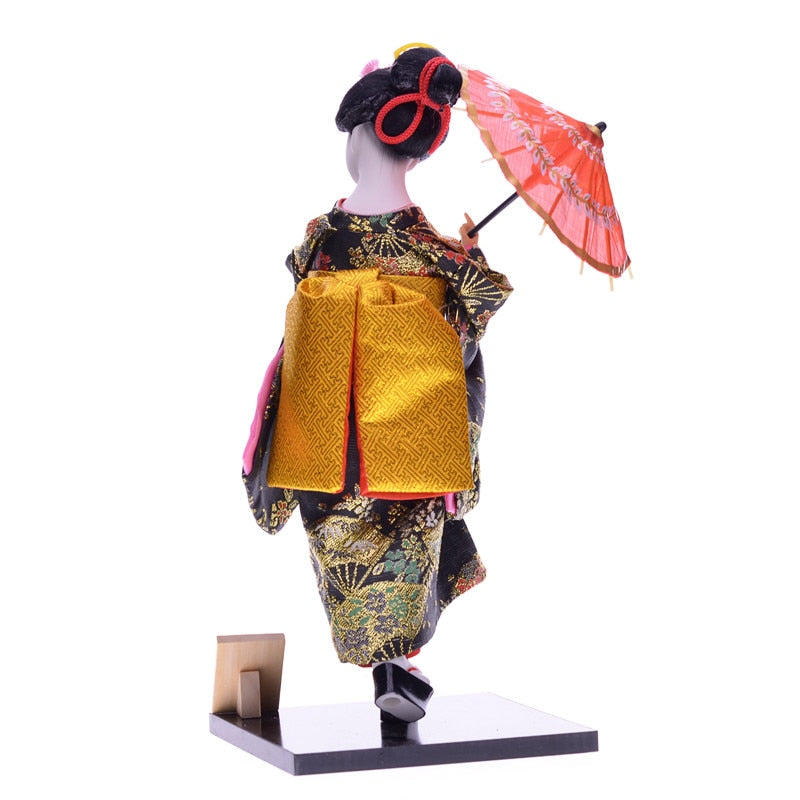 Nippon Zen: Statue Japonaise à Tête Penchée