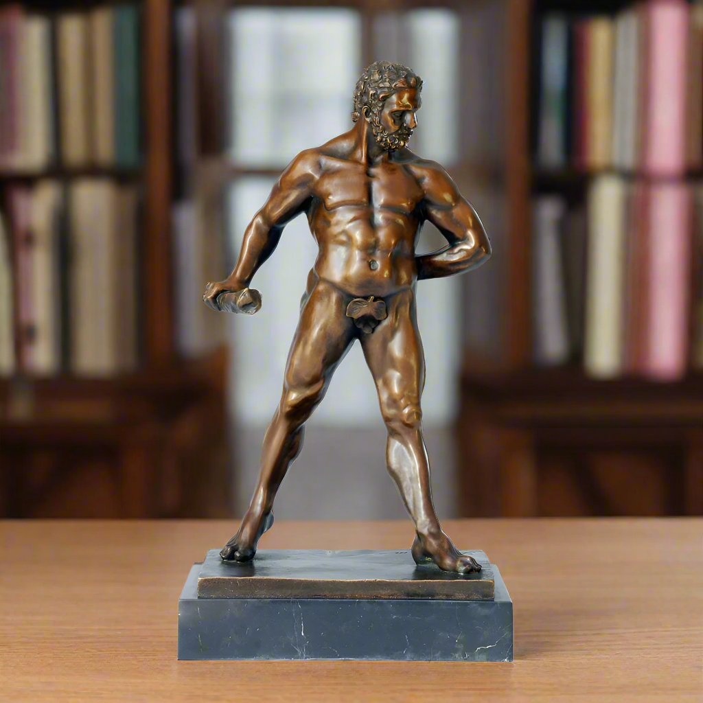 Statue d'Hercule – Dieu romain en bronze