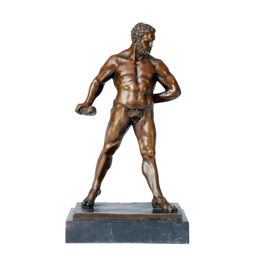 statue-dhercule-dieu-romain-en-bronze